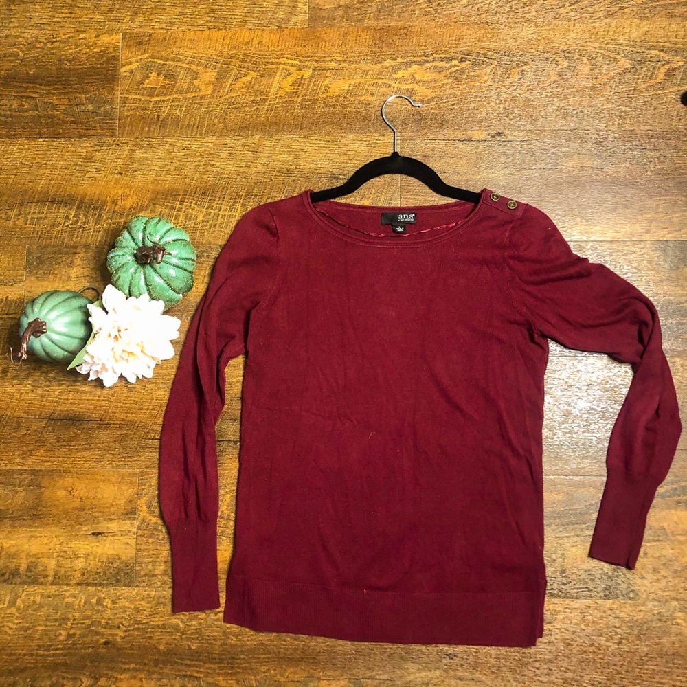 Burgundy light-weight Sweater
